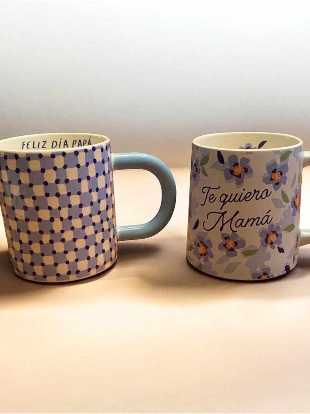 Target Room Essentials Spanish Mug Set - Feliz Día Papá & Te Quiero Mamá | NWT
